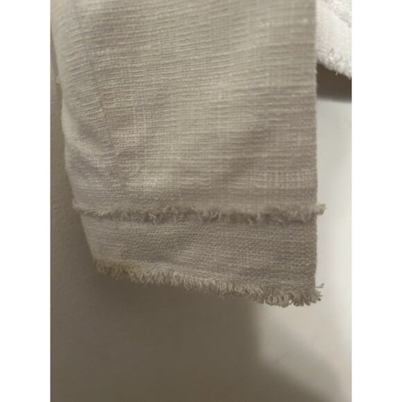 lilly pulitzer Millie Tweed Jacket White Linen Blend Womens medium - Picture 6 of 13
